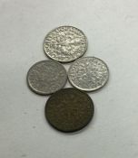 4 x Poland coins dated 1923.
