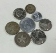 A small bag of Cuban coins dated 1915/2000.