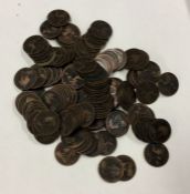 A bag of Victorian Pennies.