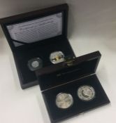 A boxed Canadian 2015 Proof coin set together with