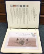 A folio of Royal First Day Cover coin and stamp se