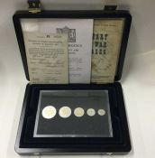 A boxed 1942 Pre-decimal Proof coin set.