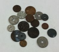 A bag of Norwegian coins.