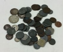 A bag of Netherlands coins; some silver.