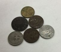 6 x Italian coins.