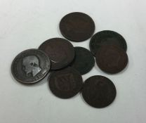 A bank bag of Napoleon III coins.