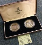 A Pobjoy Mint Prince Andrew Wedding coin set dated