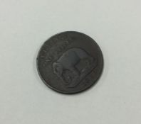 A George III 1 Stiver Ceylon coin dated 1815.