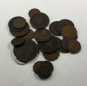 A bank bag of Middle Eastern / Egyptian coins.