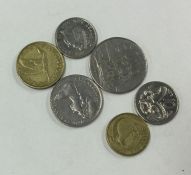 6 x New Zealand coins.