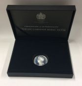 A boxed 'Waterloo' Campaign medal in Proof silver