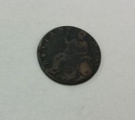 A William III Halfpenny dated 1698.