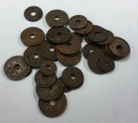 A bag of mixed East Africa coins.