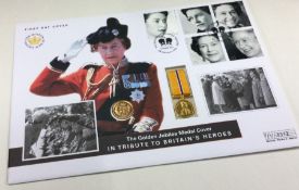 A Golden Jubilee Proof medal together with a Half