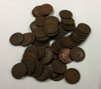 A selection of Half Pennies 1936 - 1952.