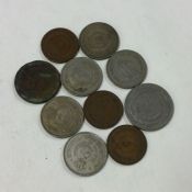 A bag of Jordan coins.