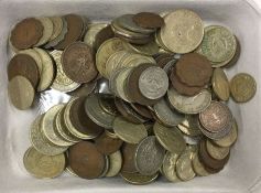 A bag of mixed Cyprus coins.