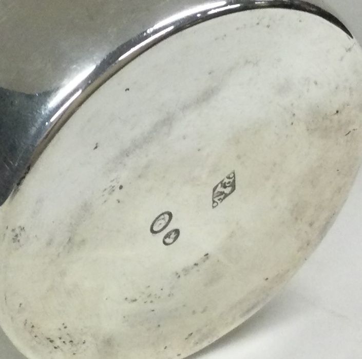 A tapering French silver beaker. Marked to side an - Image 2 of 2