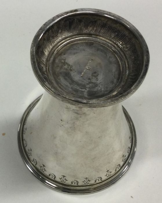 An Antique Swedish silver tapering beaker. Approx. - Image 2 of 2