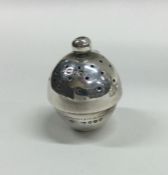 A Victorian silver pepper. London 1884. By Rupert