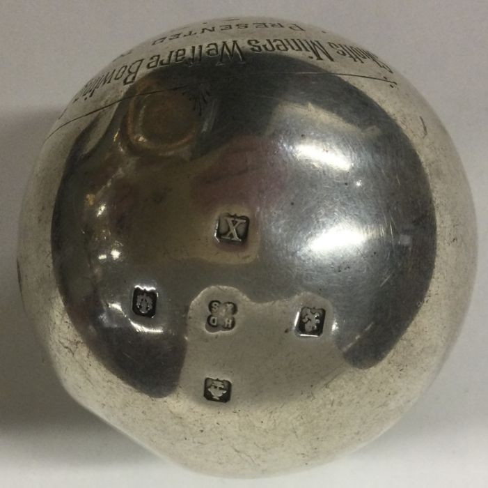 EDINBURGH: An unusual Scottish silver bowls trophy - Image 2 of 2
