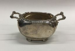 A stylish silver sugar bowl. Sheffield. By Mappin