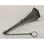 A good Antique silver posy holder attractively dec