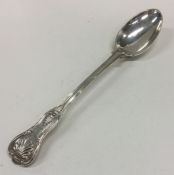 A good heavy silver Kings' pattern basting spoon.