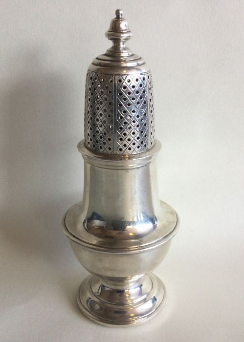A good Georgian style baluster shaped silver caste