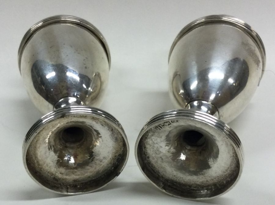 A good pair of Colonial-Indian cast silver peppere - Image 2 of 2