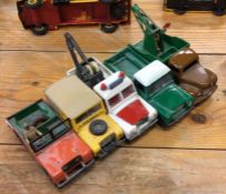 DINKY: A diecast toy model of a Land Rover togethe