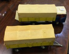 DINKY: A diecast toy flatbed lorry together with m