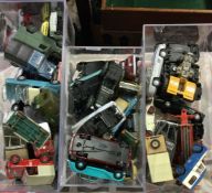 A collection of miniature toy vehicles of varying