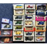 DAYS GONE BY: A selection of boxed diecast toy bus