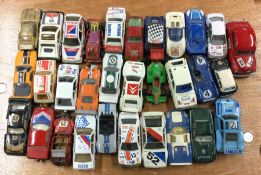A selection of MATCHBOX and other toy cars.