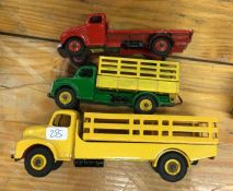 DINKY: A diecast toy flatbed lorry together with t