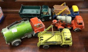 DINKY: A diecast toy concrete mixer together with