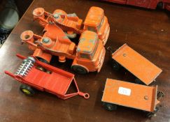 DINKY: Two diecast toy concrete mixers etc.