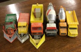 A collection of diecast MATCHBOX and other toy wor