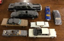 A collection of diecast CORGI and other toy limous