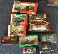 BRITAINS: A boxed diecast toy Land Rover together