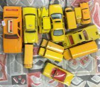 CORGI: A diecast toy American taxi together with o