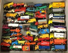 A collection of MATCHBOX and other diecast toy lor