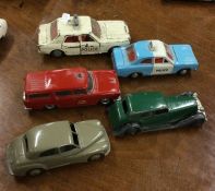 DINKY: A diecast toy police car etc. (5)