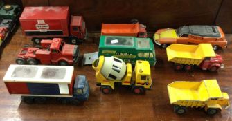 MATCHBOX: A diecast toy car transporter together w