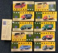 VANGUARDS: A selection of boxed diecast toy vans a