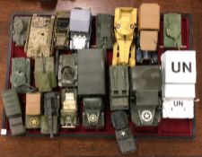 CORGI: A diecast toy tank together with other Mili