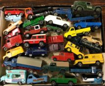 A collection of diecast MATCHBOX and other toy Lan