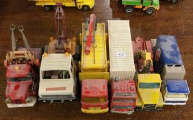 A collection of diecast MATCHBOX and other toy wor