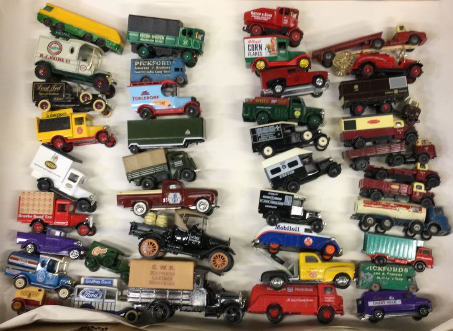 A collection of diecast CORGI and other vintage to